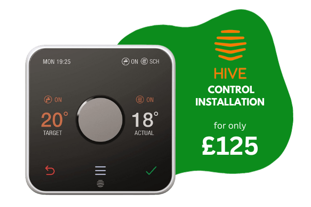 Hive Control Installation for just £125